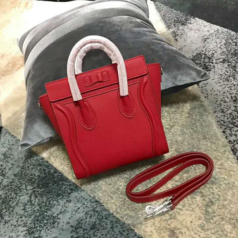 2019 Celine NANO LUGGAGE BAG IN DRUMMED CALFSKIN