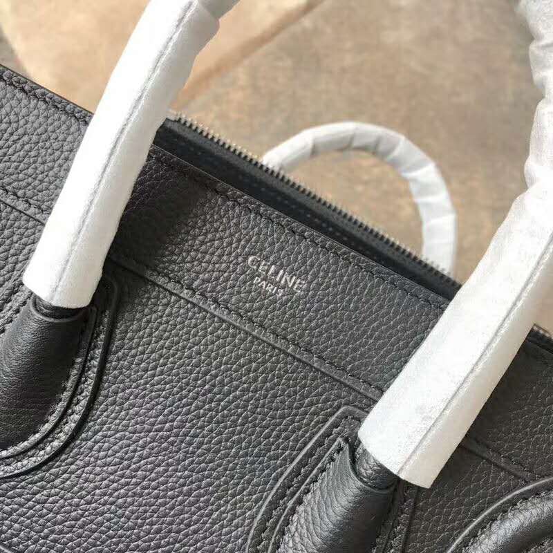 2019 Celine NANO LUGGAGE BAG IN DRUMMED CALFSKIN