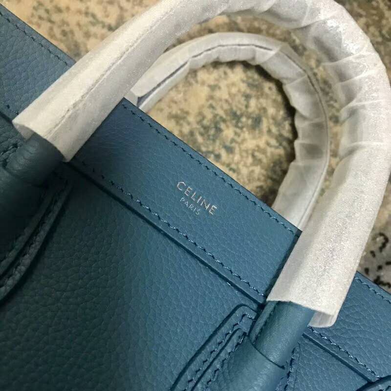 2019 Celine NANO LUGGAGE BAG IN DRUMMED CALFSKIN