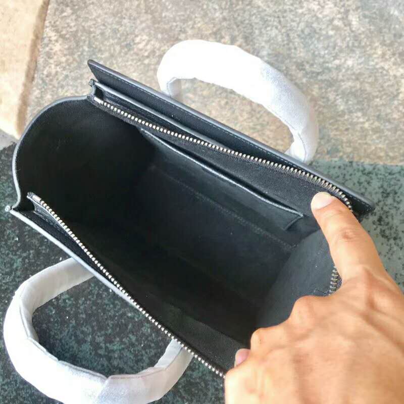 2019 Celine NANO LUGGAGE BAG IN DRUMMED CALFSKIN