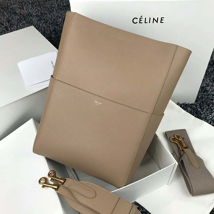 2019 Celine SANGLE BUCKET BAG IN SOFT GRAINED CALFSKIN