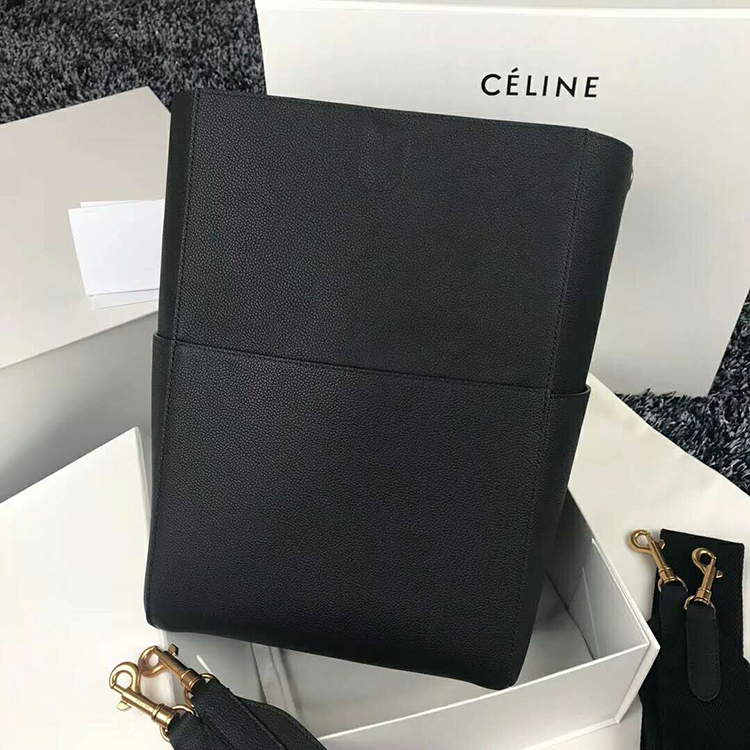 2019 Celine SANGLE BUCKET BAG IN SOFT GRAINED CALFSKIN