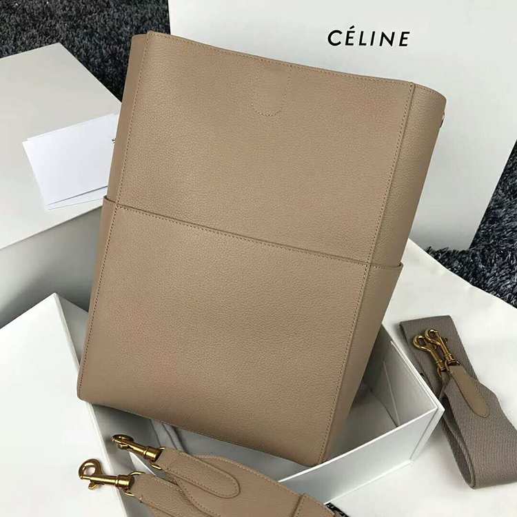 2019 Celine SANGLE BUCKET BAG IN SOFT GRAINED CALFSKIN