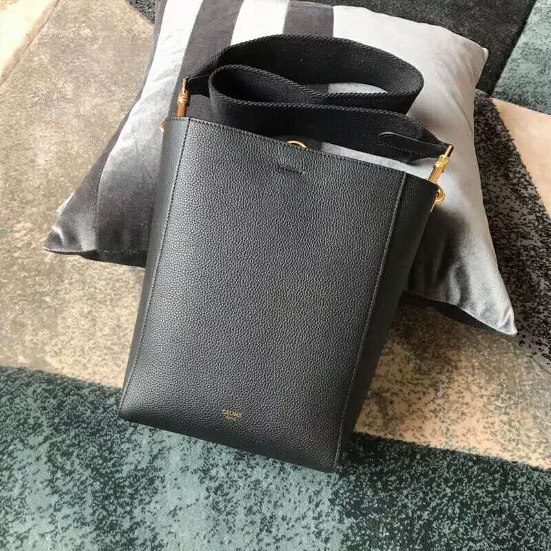 2019 Celine SANGLE SMALL BUCKET BAG IN SOFT GRAINED CALFSKIN