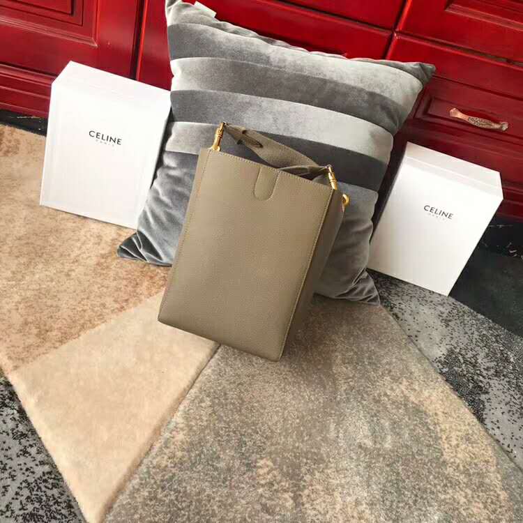 2019 Celine SANGLE SMALL BUCKET BAG IN SOFT GRAINED CALFSKIN