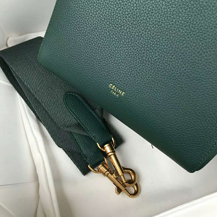 2019 Celine SANGLE SMALL BUCKET BAG IN SOFT GRAINED CALFSKIN