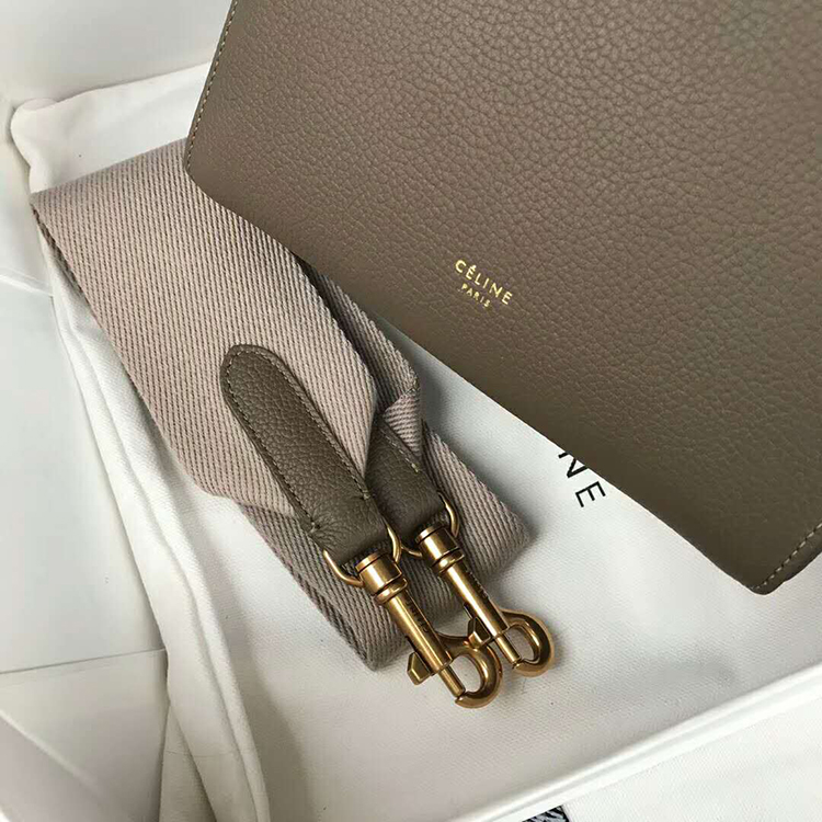 2019 Celine SANGLE SMALL BUCKET BAG IN SOFT GRAINED CALFSKIN