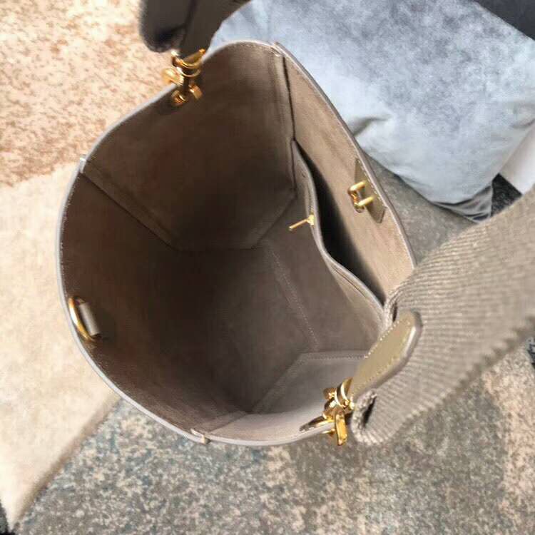 2019 Celine SANGLE SMALL BUCKET BAG IN SOFT GRAINED CALFSKIN