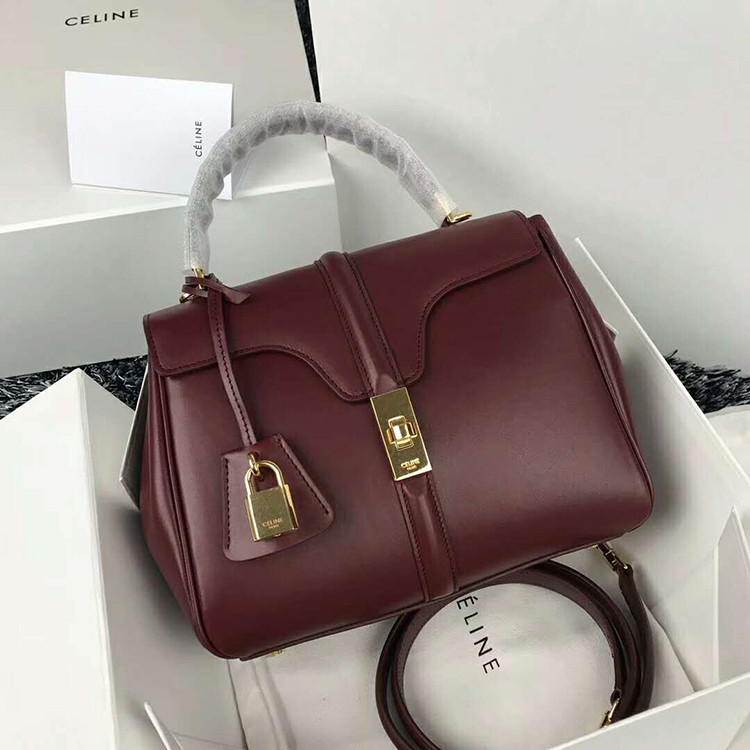 2019 Celine SMALL 16 BAG IN SATINATED CALFSKIN