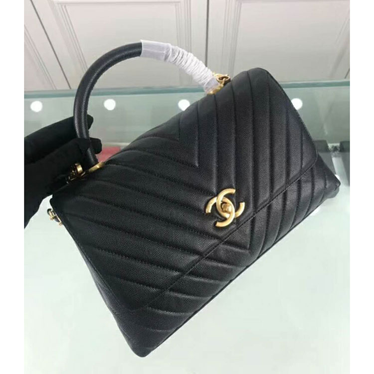 2019 Chanel Flap Bag with Top Handle