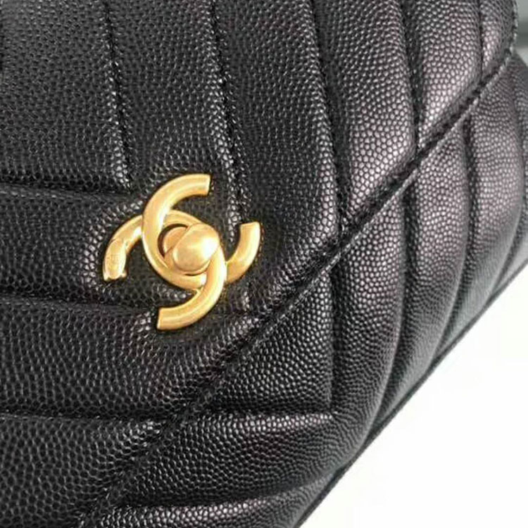 2019 Chanel Flap Bag with Top Handle