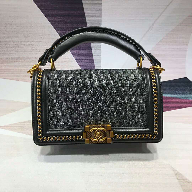 2019 Chanel LeBoy Tote Shoulder Bag