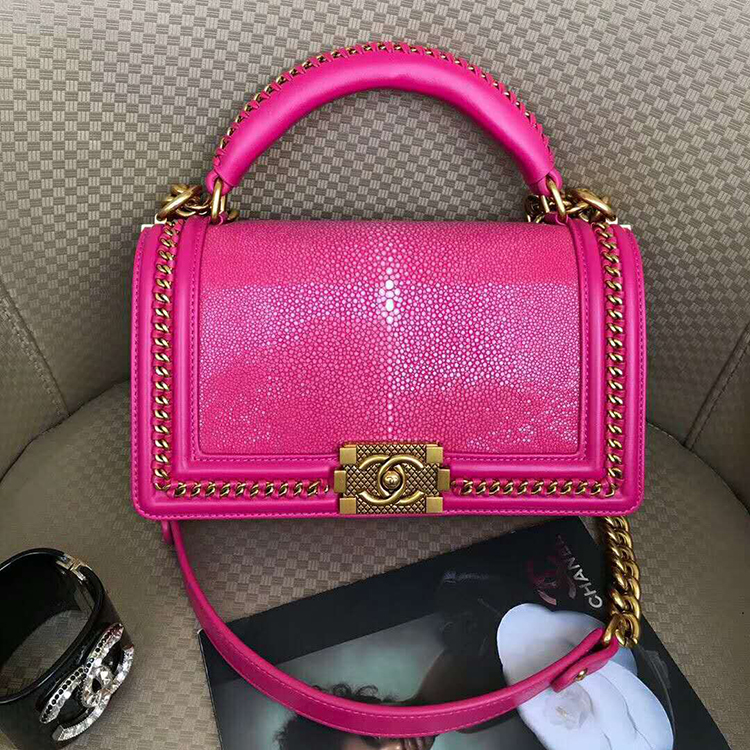 2019 Chanel LeBoy Tote Shoulder Bag