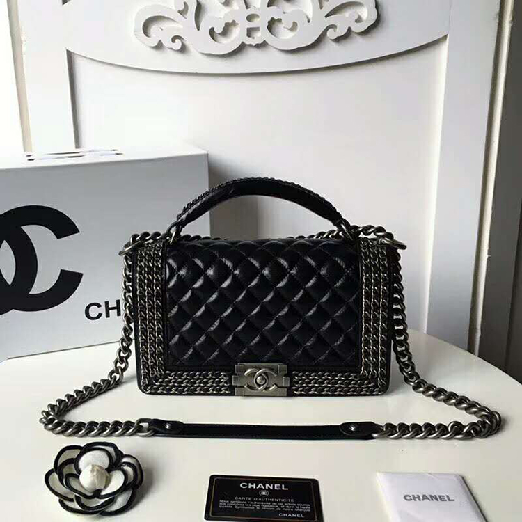 2019 Chanel LeBoy Tote Shoulder Bag