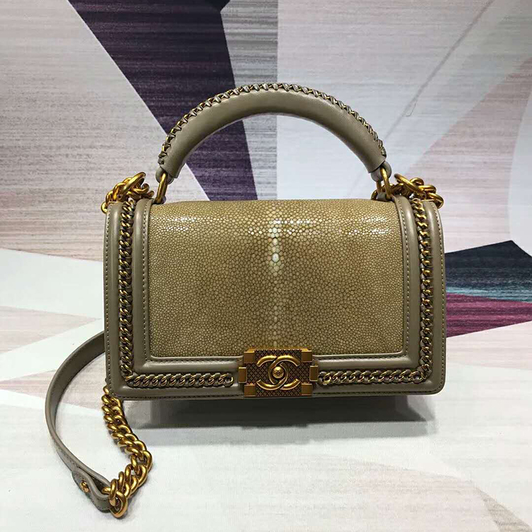 2019 Chanel LeBoy Tote Shoulder Bag