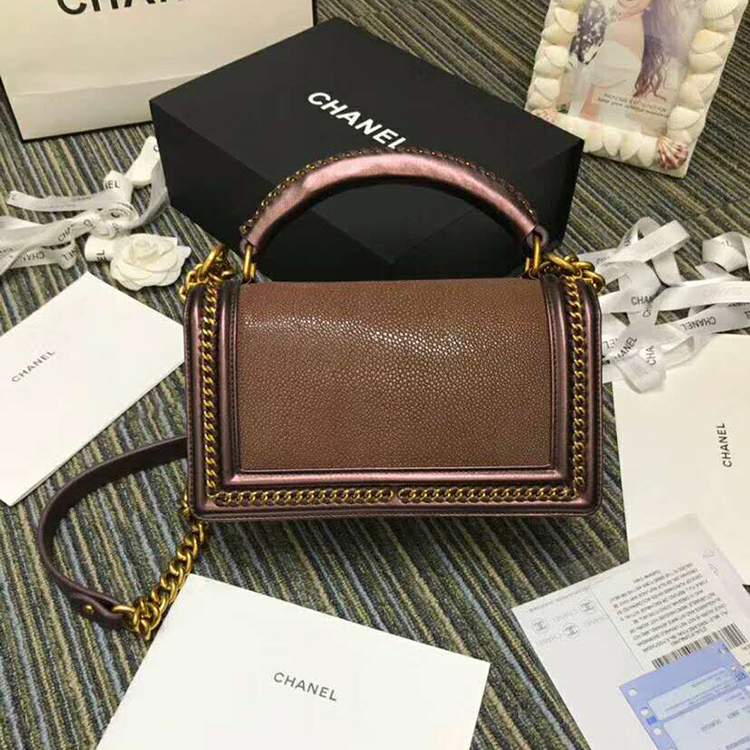 2019 Chanel LeBoy Tote Shoulder Bag