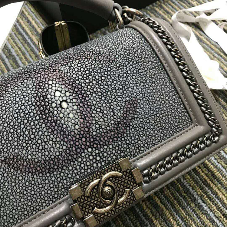 2019 Chanel LeBoy Tote Shoulder Bag