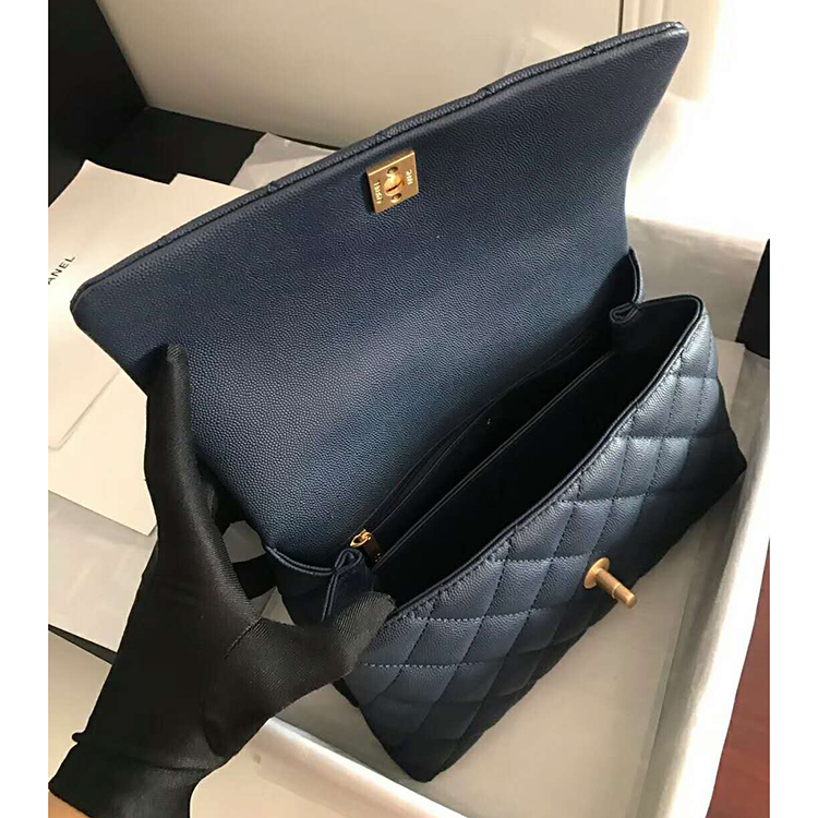 2019 Chanel Medium Flap Bag with Top Handle