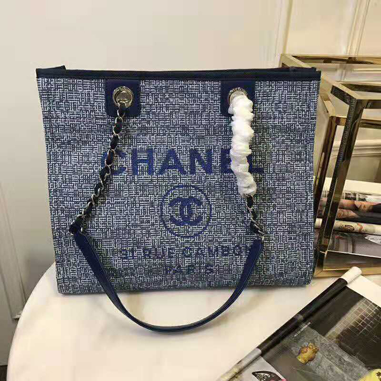 2019 Chanel Medium Tote Shopping Bag