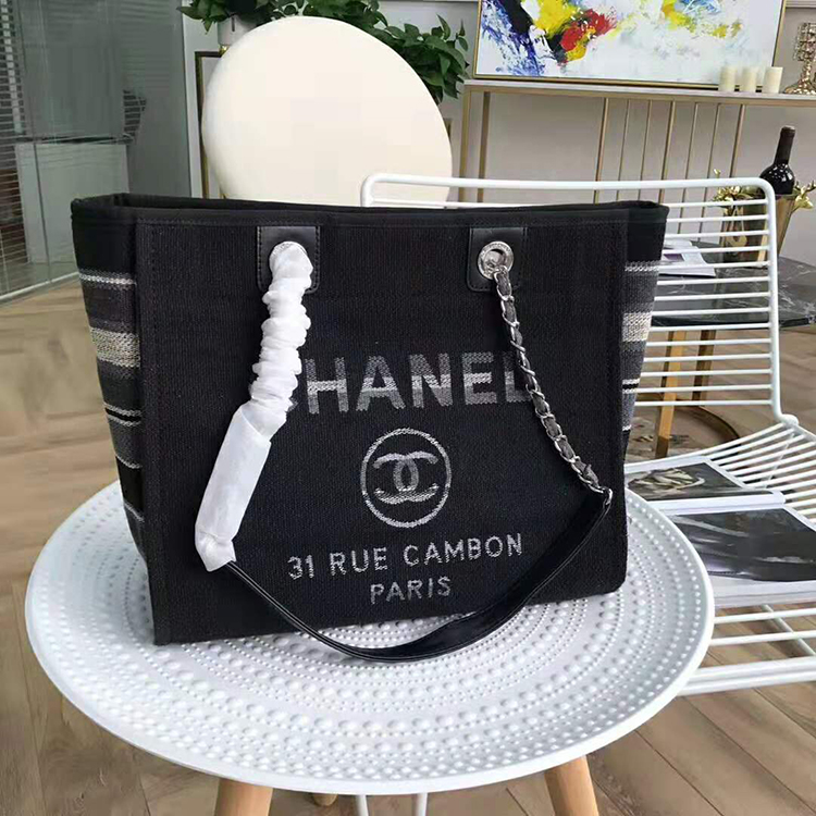 2019 Chanel Medium Tote Shopping Bag