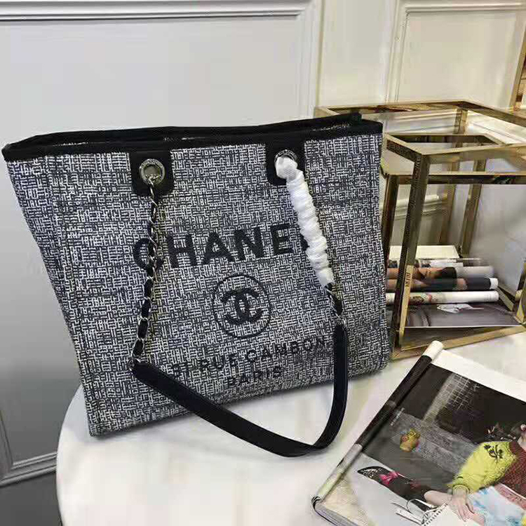 2019 Chanel Medium Tote Shopping Bag