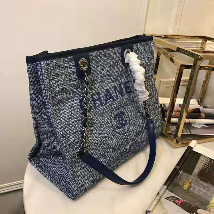 2019 Chanel Medium Tote Shopping Bag