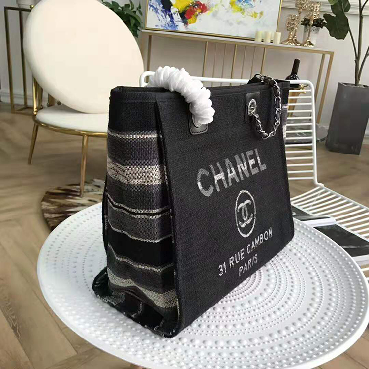 2019 Chanel Medium Tote Shopping Bag