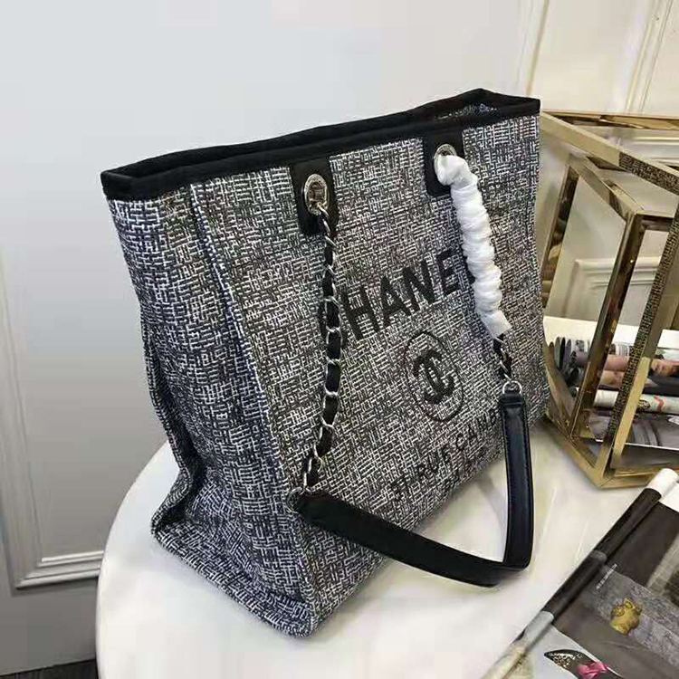 2019 Chanel Medium Tote Shopping Bag