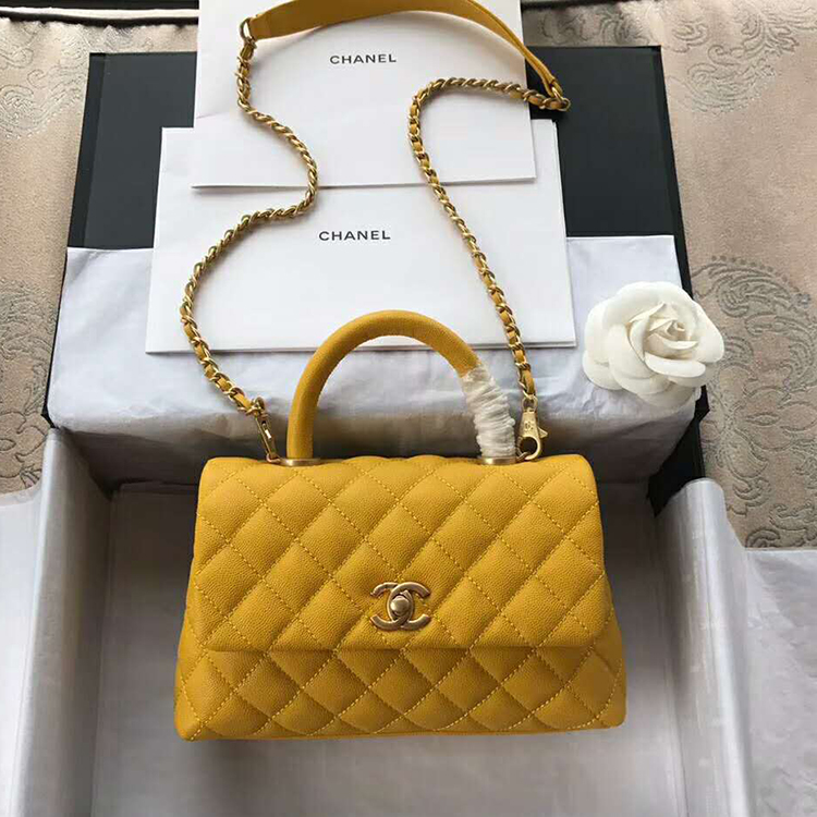 2019 Chanel Small Flap Bag with Top Handle