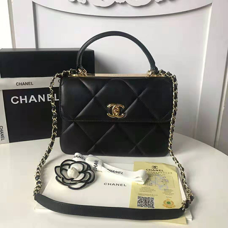 2019 Chanel Small Flap Bag with Top Handle