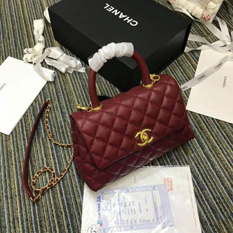 2019 Chanel Small Flap Bag with Top Handle