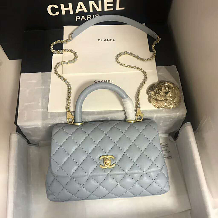 2019 Chanel Small Flap Bag with Top Handle