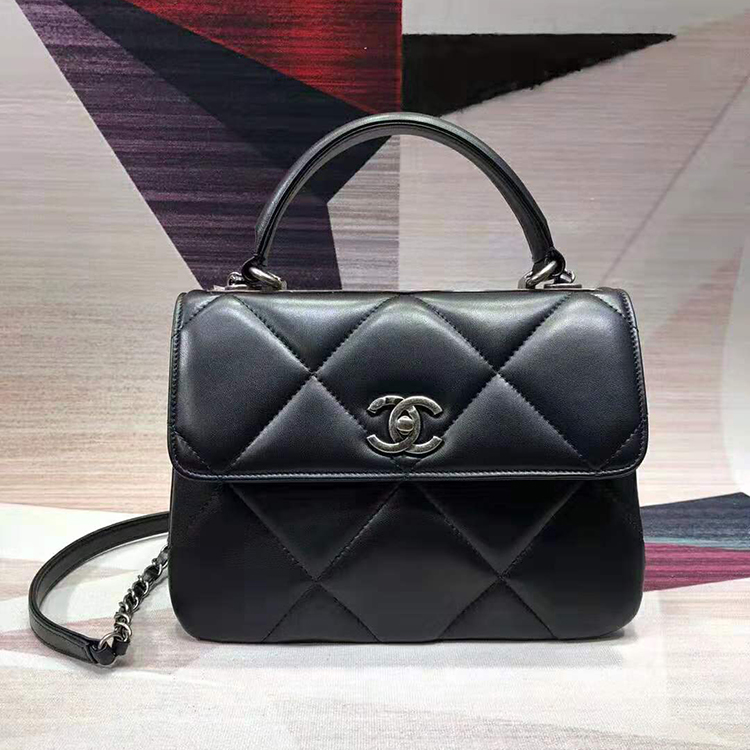 2019 Chanel Small Flap Bag with Top Handle