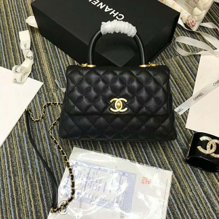 2019 Chanel Small Flap Bag with Top Handle