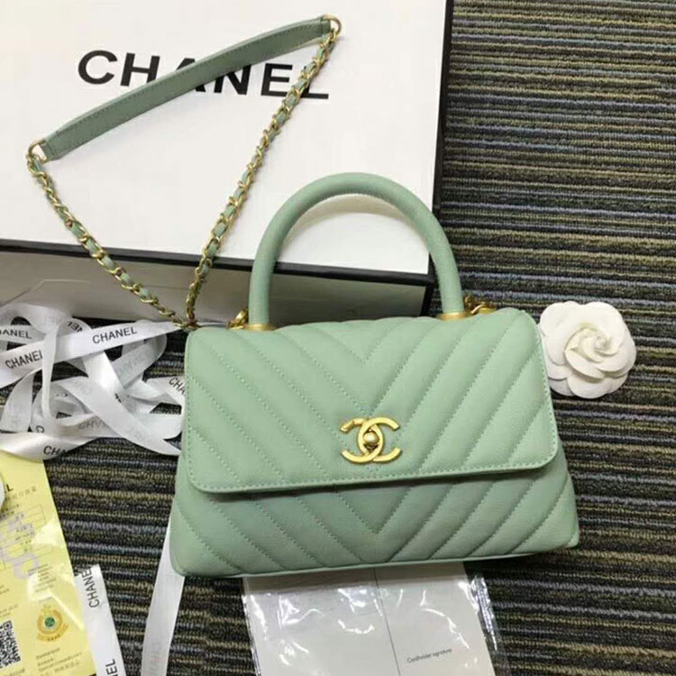 2019 Chanel Small Flap Bag with Top Handle