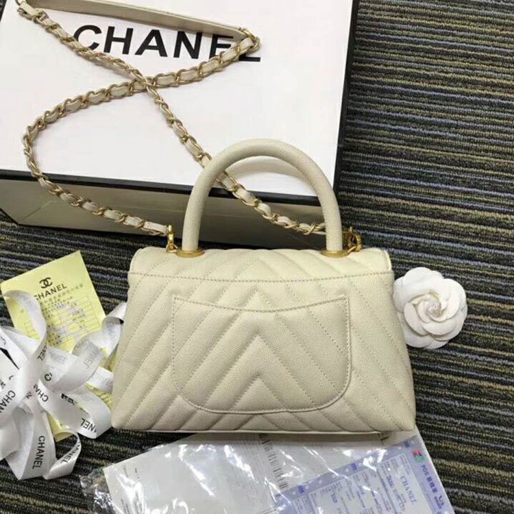 2019 Chanel Small Flap Bag with Top Handle