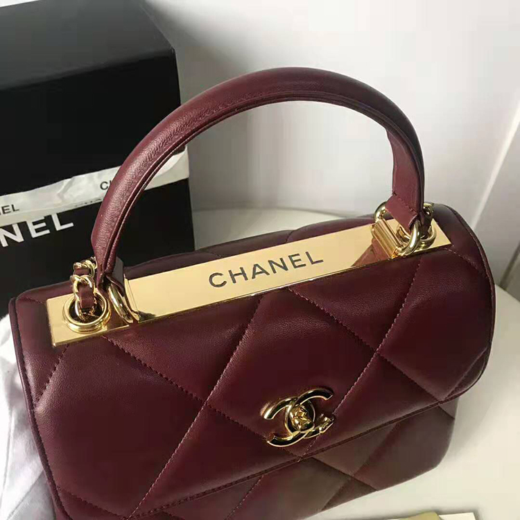 2019 Chanel Small Flap Bag with Top Handle