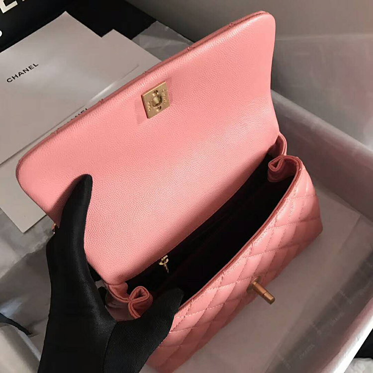 2019 Chanel Small Flap Bag with Top Handle