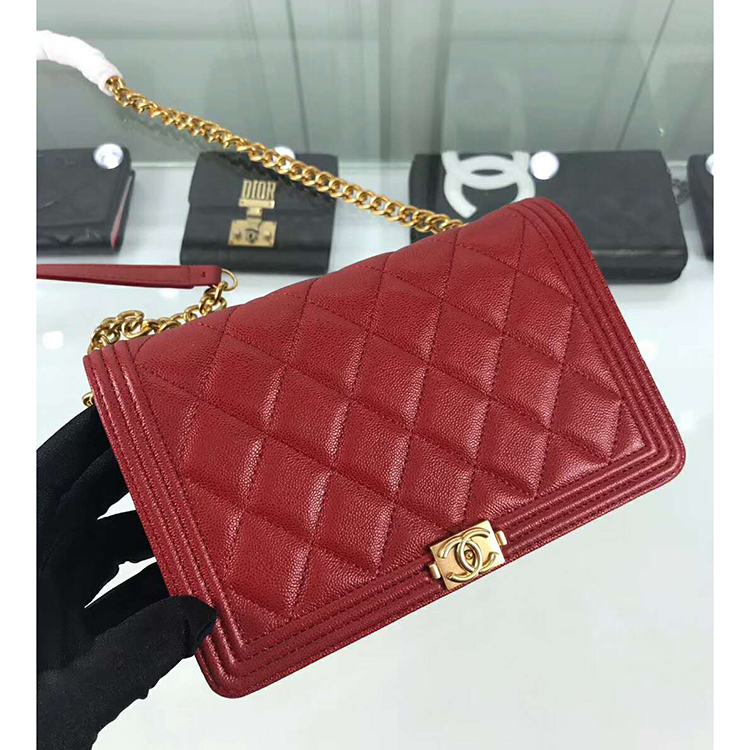 2019 Chanel boy chanel wallet on chain