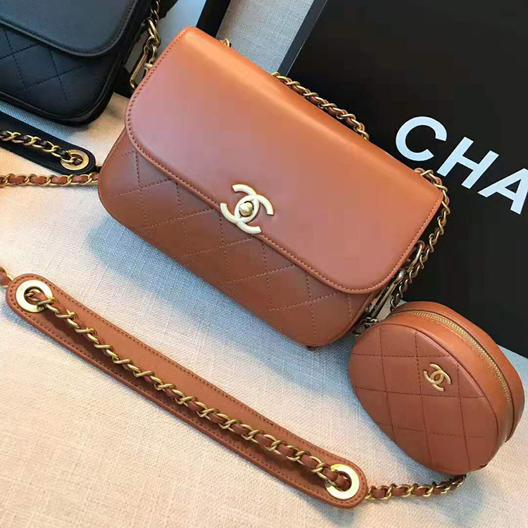 2019 Chanel flap bag and coin purse