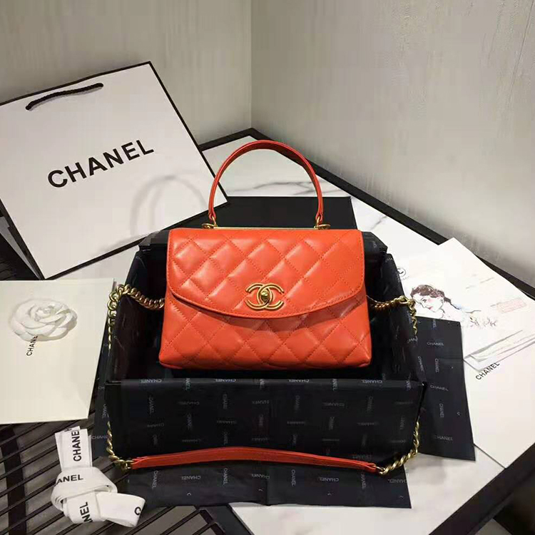 2019 Chanel flap bag with top handle