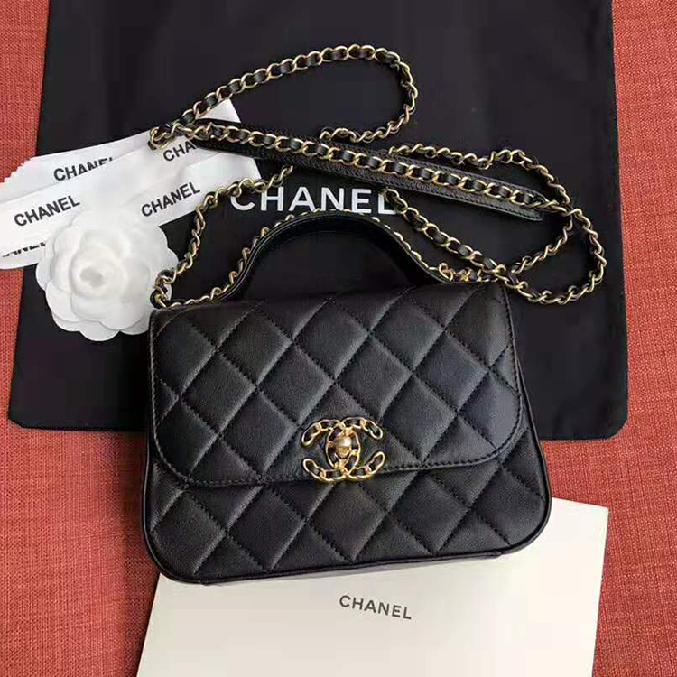 2019 Chanel flap bag with top handle