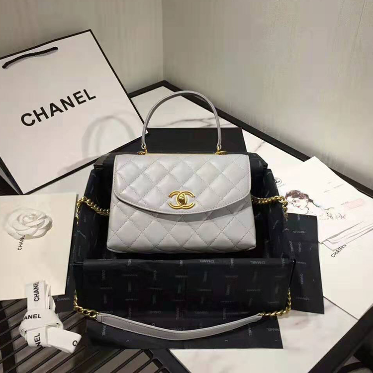 2019 Chanel flap bag with top handle