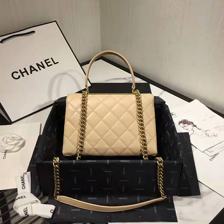 2019 Chanel flap bag with top handle