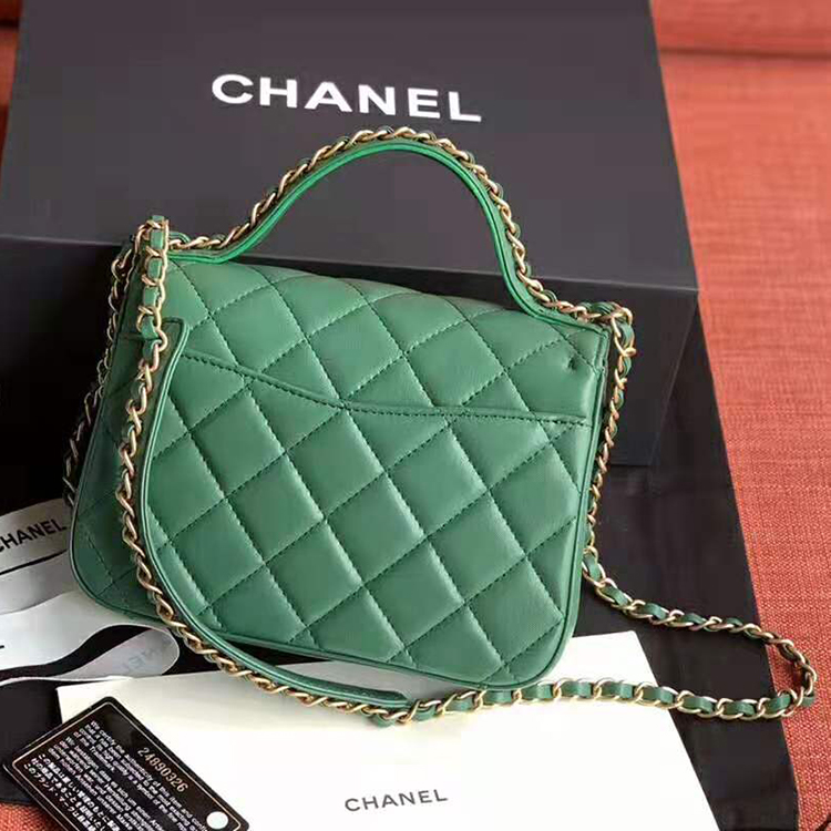 2019 Chanel flap bag with top handle