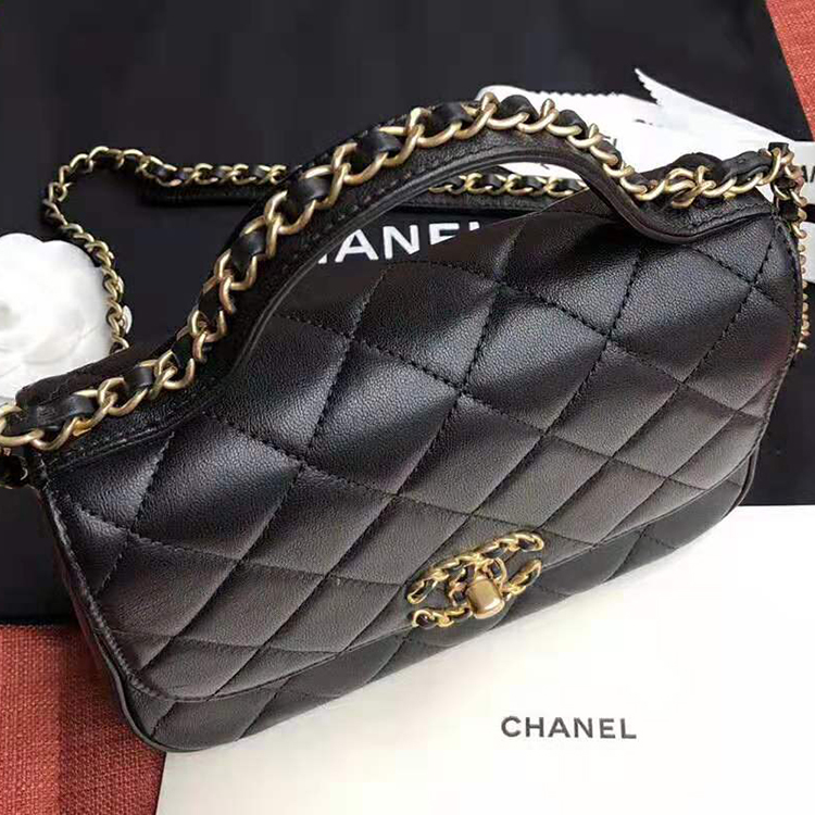 2019 Chanel flap bag with top handle