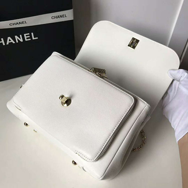 2019 Chanel flap bag with top handle