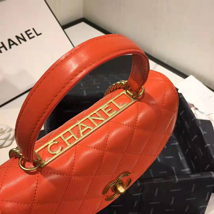 2019 Chanel flap bag with top handle