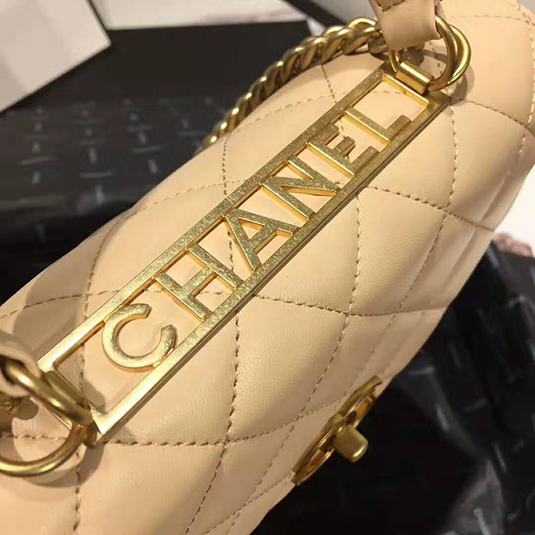 2019 Chanel flap bag with top handle