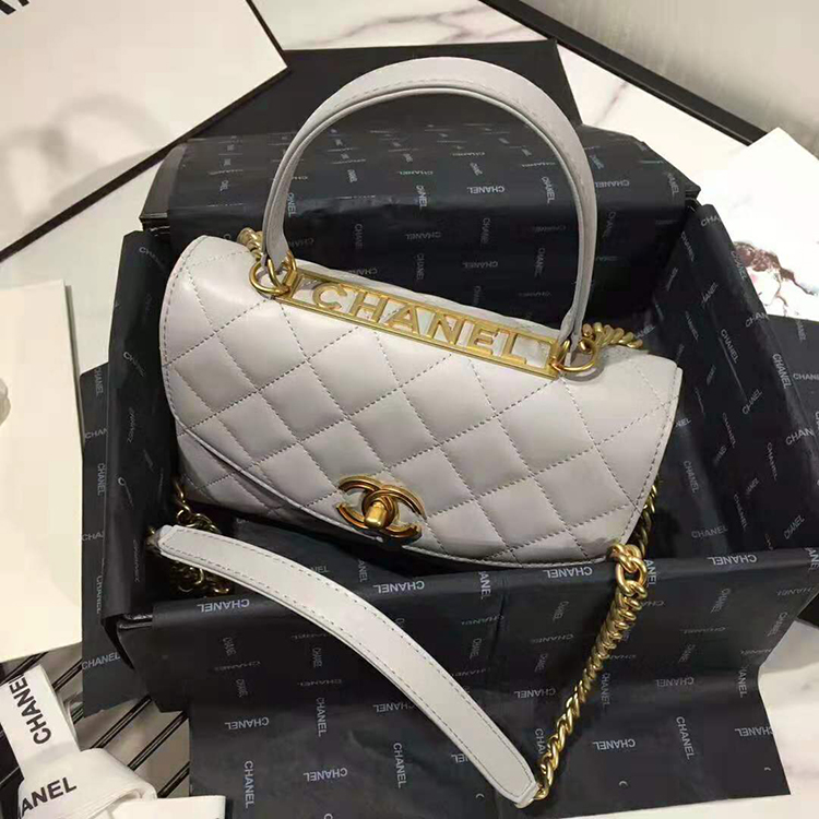 2019 Chanel flap bag with top handle